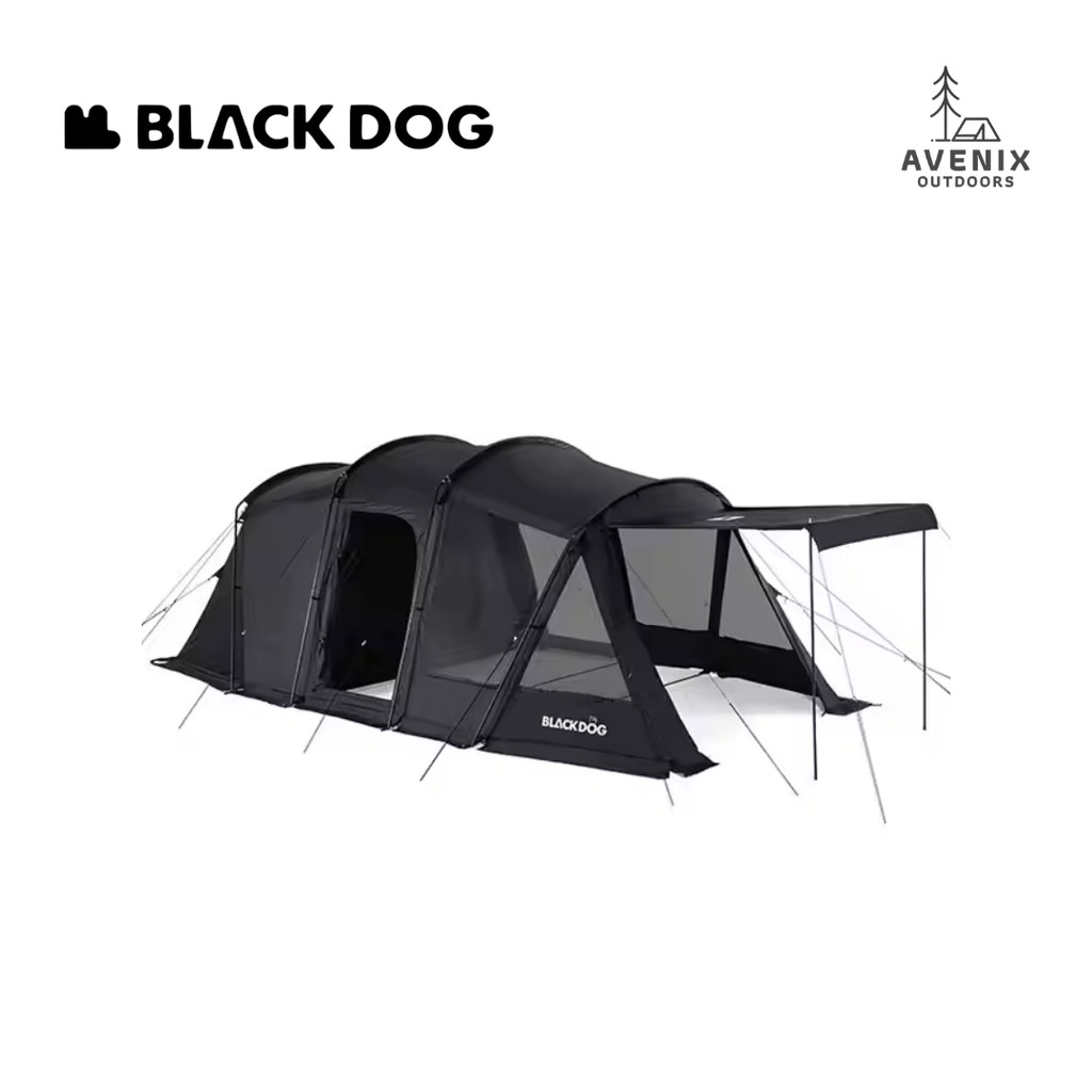 Blackdog BD-ZP006 Four Seasons Tunnel Tent - Tenda Camping 4 Musim UPF50+ dengan Snow Skirt Warna Hi