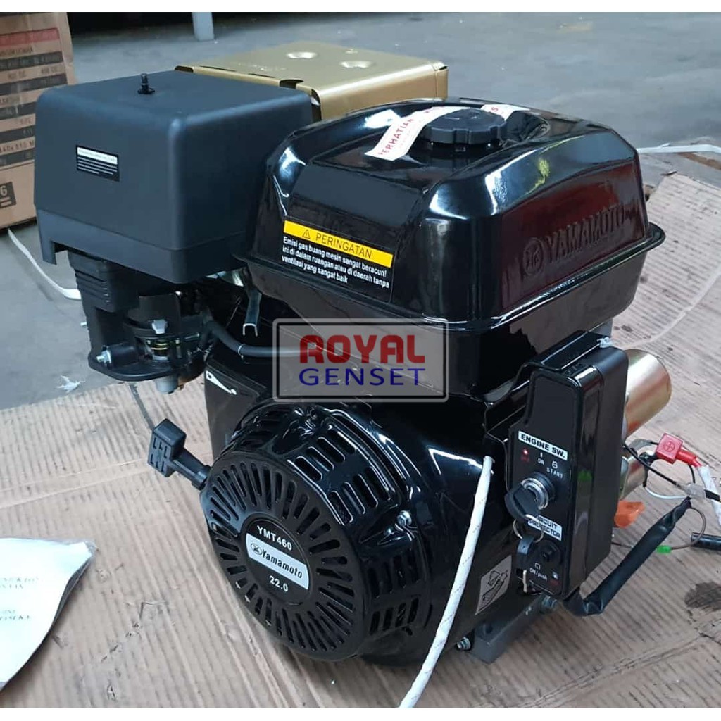 GX390 Mesin Penggerak Bensin YM390ES 13Hp Elektrik Starter Putaran Lambat Gasoline Engine Yamamoto