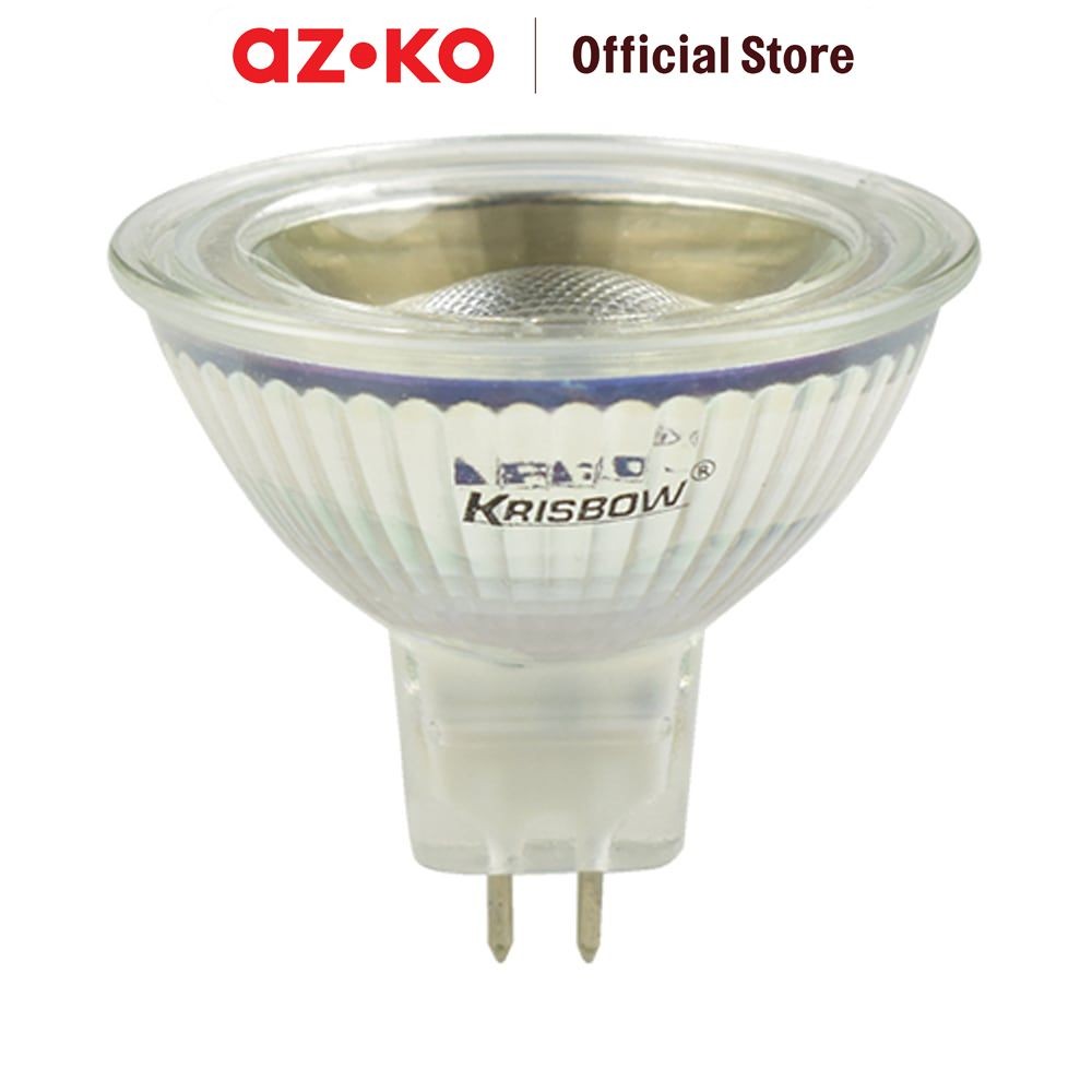 AZKO Krisbow Bohlam Led Cob Mr16 5w 400 Lm - Cool Daylight Bulb Lampu Cool Daylight Indoor Outdoor L