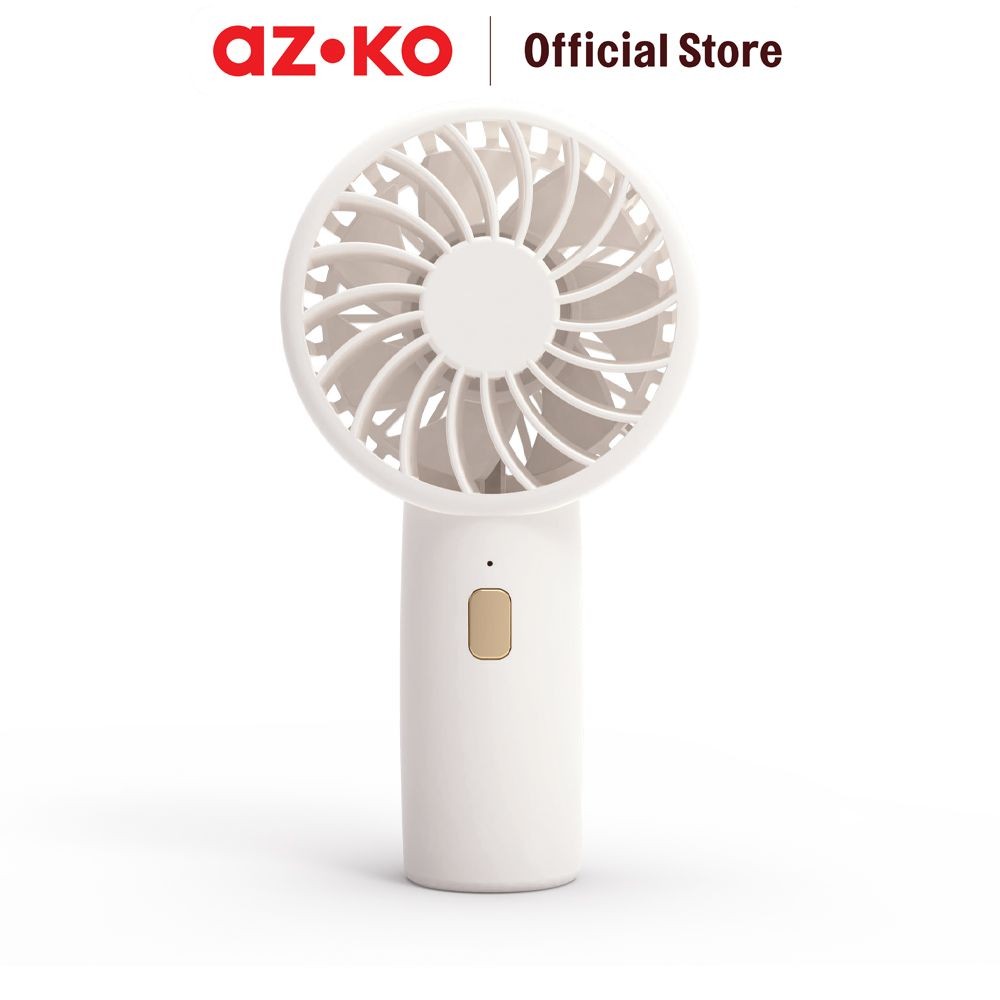 AZKO Memoo Kipas Angin Portabel Mini Rechargeable 500 Mah - Putih Portable Fan Kipas Mini Travel Ser