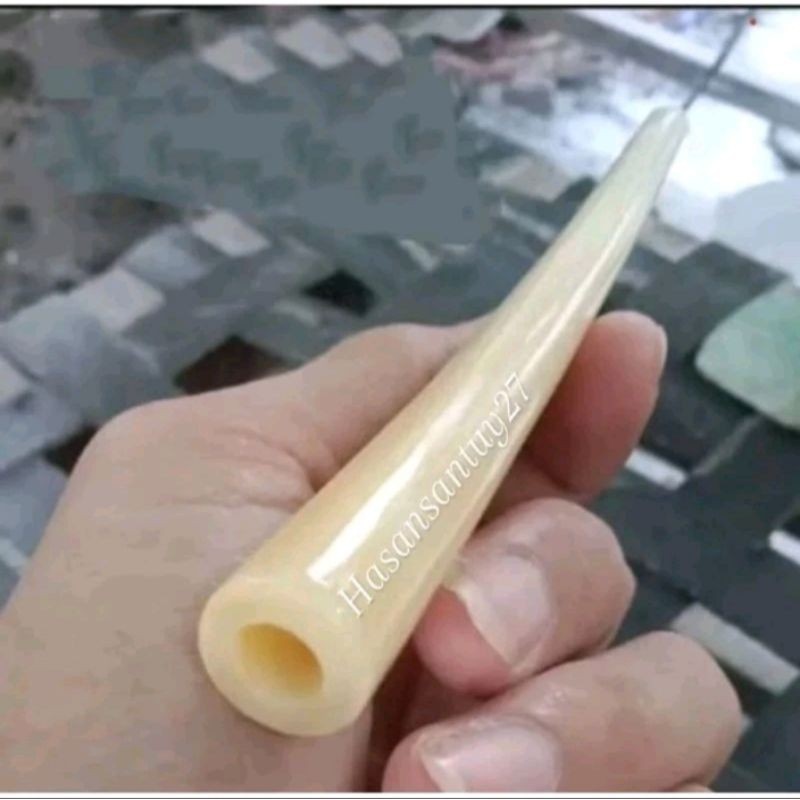 sedotan once pipa pipo pipe tulang sapi kristal gading