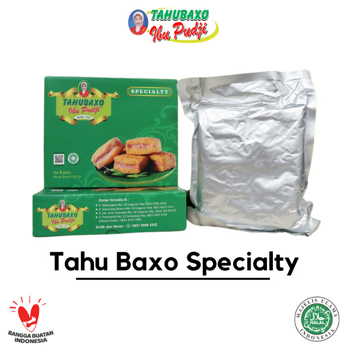 

Tahu Baxo Bakso Merk Bu Pudji Specialty Khas Ungaran Tahan 6 Bulan