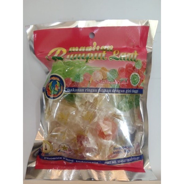 

Manisan Rumput Laut Alumunium foil 90 G Khas Lombok