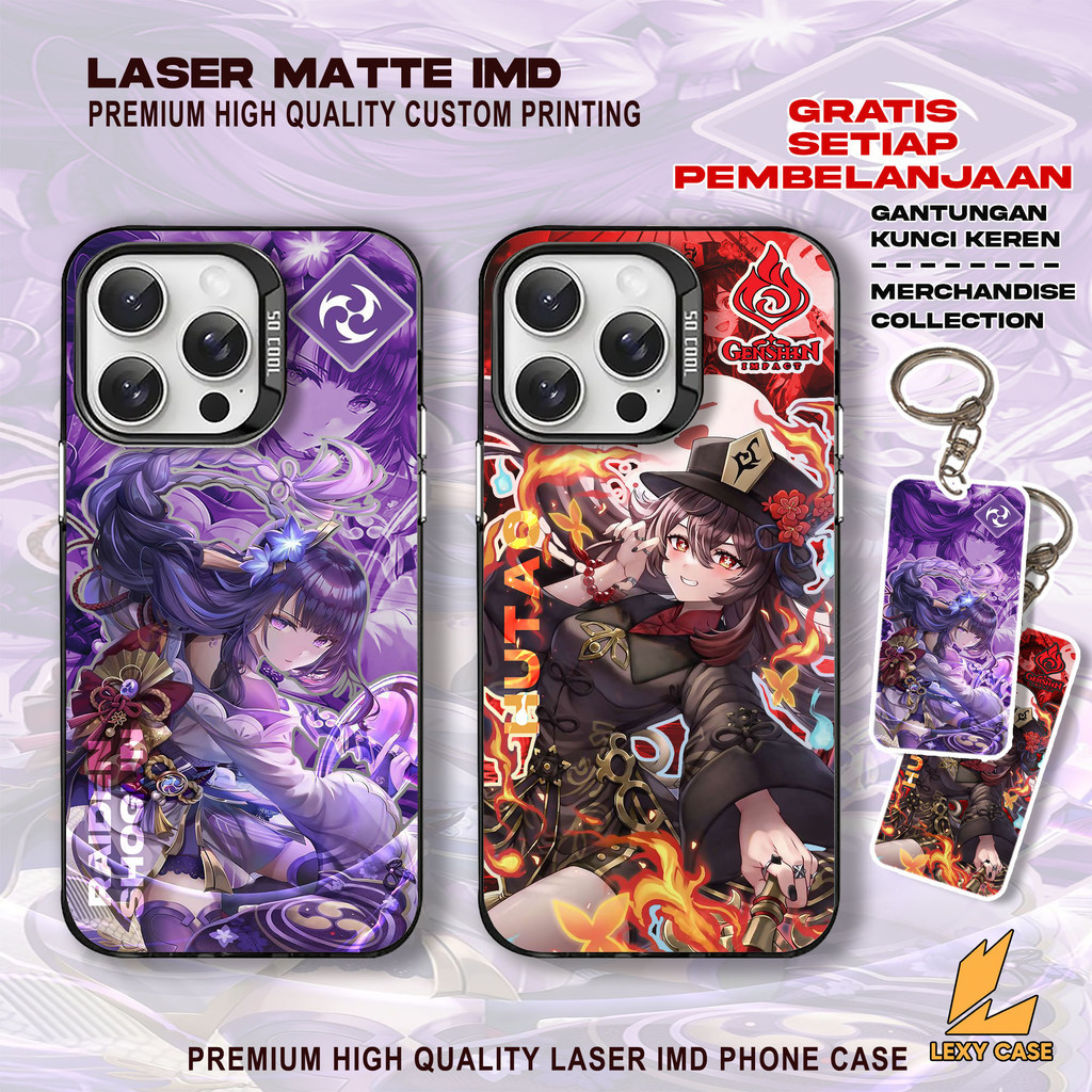 Case Genshin Impact SM569 IMD Poco F3 F4 M3 M5S M6 X3 X5 X6 Premium Matte Hard Casing Hoca