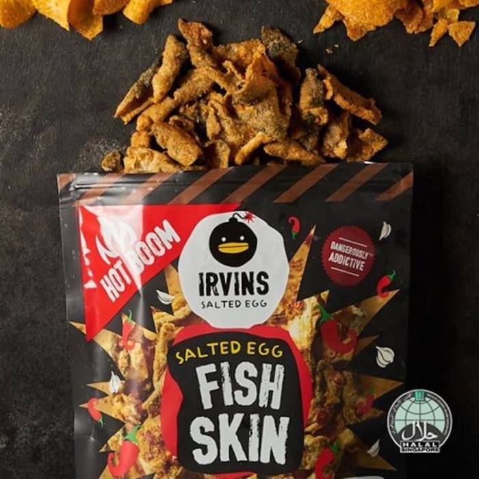 

[New]Promo [HOT BOOM] IRVINS Salted Egg Fish Skin Spicy (105 gr)