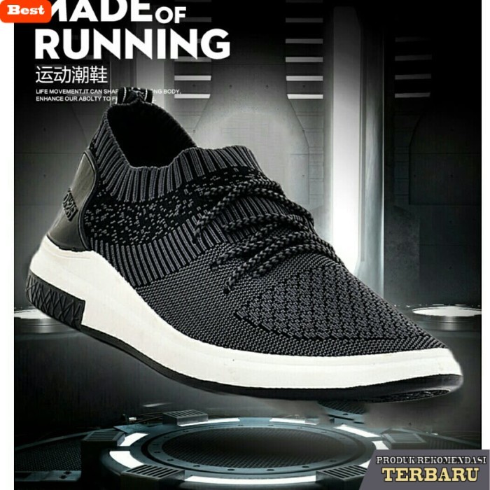 rekomendasi sepatu olahraga brand lokal Sneakers Pria Sepatu Lari Sepatu Olahraga Gym Fitness Kasual
