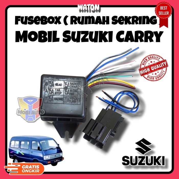 (AM) Rumah Sekring Sikring / Fuse Box Untuk Mobil Suzuki Carry Extra 1.0 / ST100