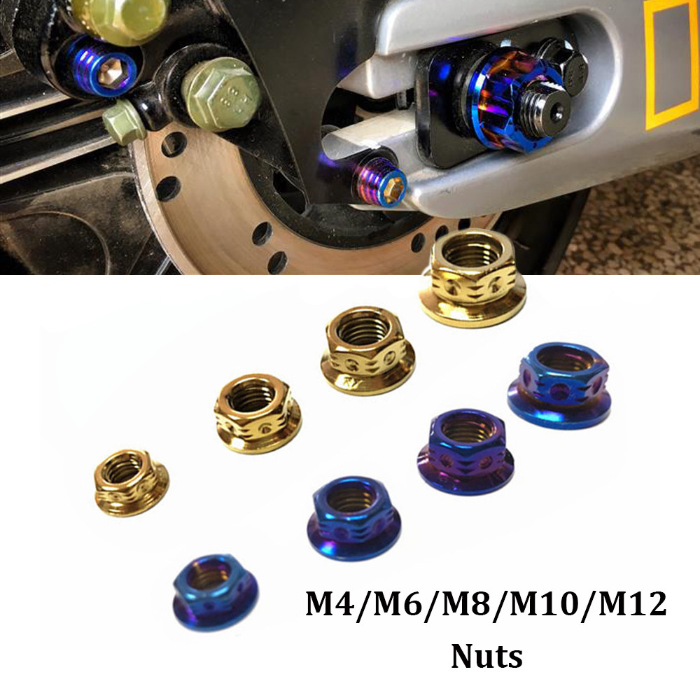 

M4/M6/M8/M10/M12 Motorcycle Electroplated Blue Gold Sleeve Nut 304 Stainless Steel Screws Bolt Head Cap Bolts Nuts Turn Buckle
