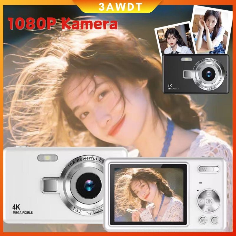 [COD] 4K Camera Digital Digicam Kamera Pocket 1080P / Digital Camera I20 Digicam 48MP / 2.4 Inci Zoo