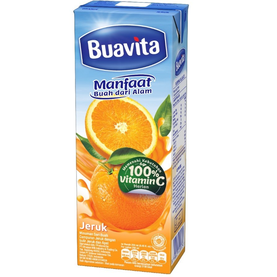 

BUAVITA JUICE ORANGE 245ML