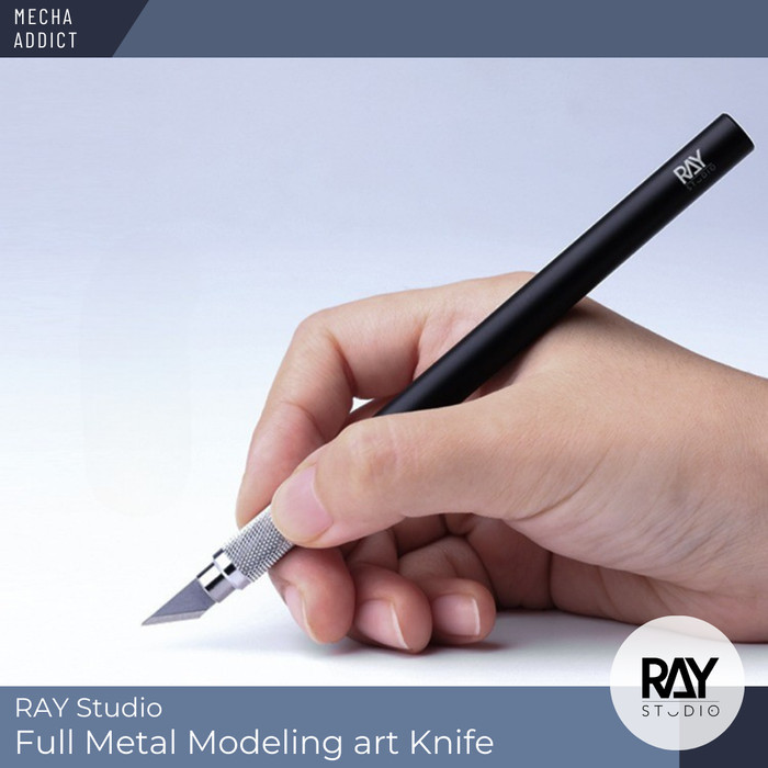 Ray Studio Full Metal Handle Modeling Art Knife - Cutter Gundam Model kit