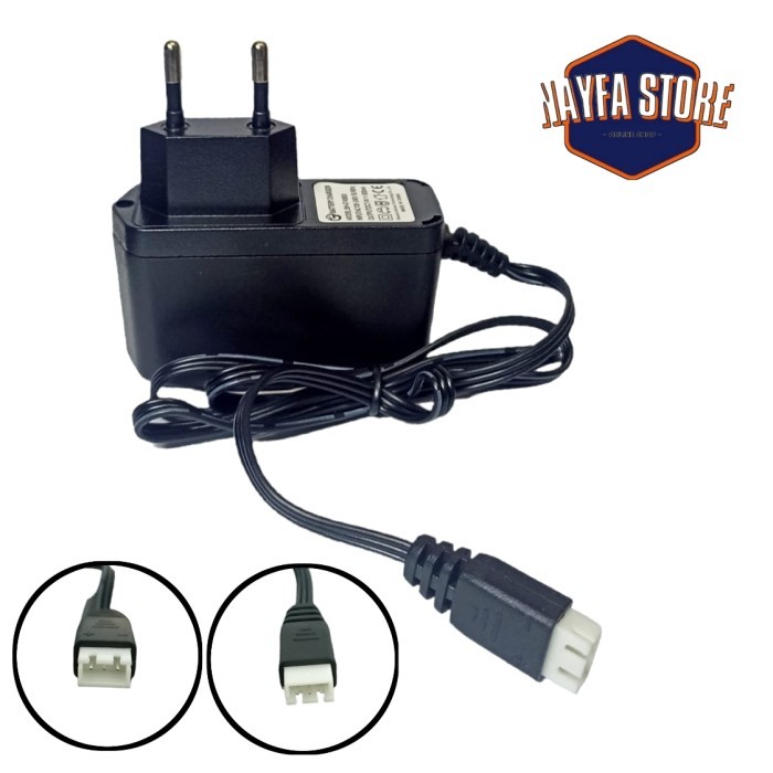 AO99 Adaptor Charger /Casan Mainan Anak Konektor JST XH 3 Pin