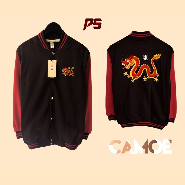 Jaket Varsity Imlek Shio Sincia Naga Dragon