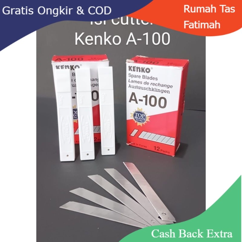 

Promo Isi Cutter Kenko A-100 Murah / ISI CUTTER KENKO KECIL By Rumah Tas Fatimah
