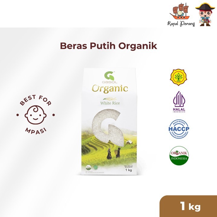 

GASOL Beras Organik Putih 1Kg