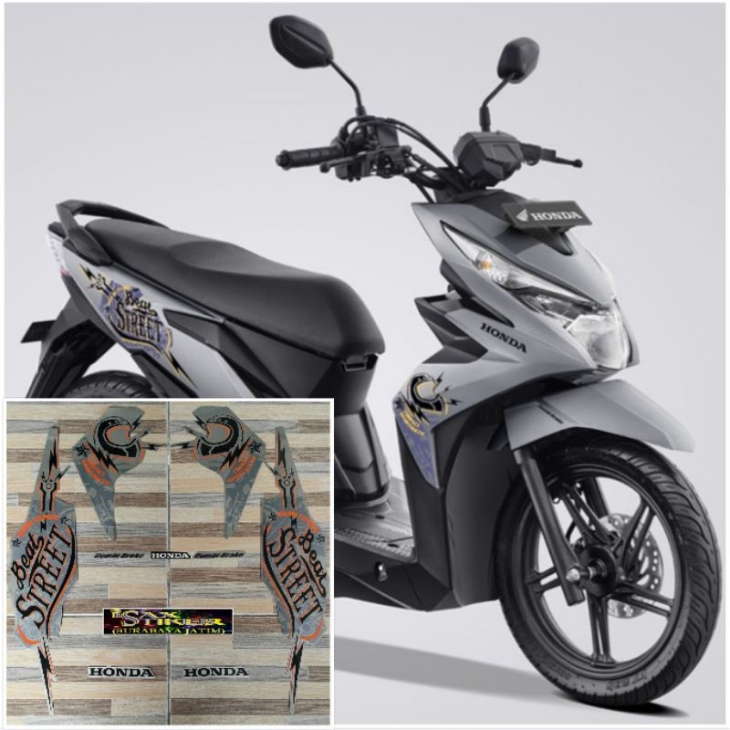 COD striping original Honda beat street silver tahun 2019 2020 MOTOR