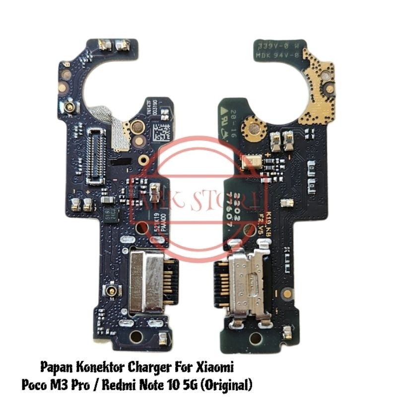 Flexibel Konektor Charger / Papan Con Cas Xiaomi Poco M3 Pro - Redmi Note 10 5G Original With ic ori