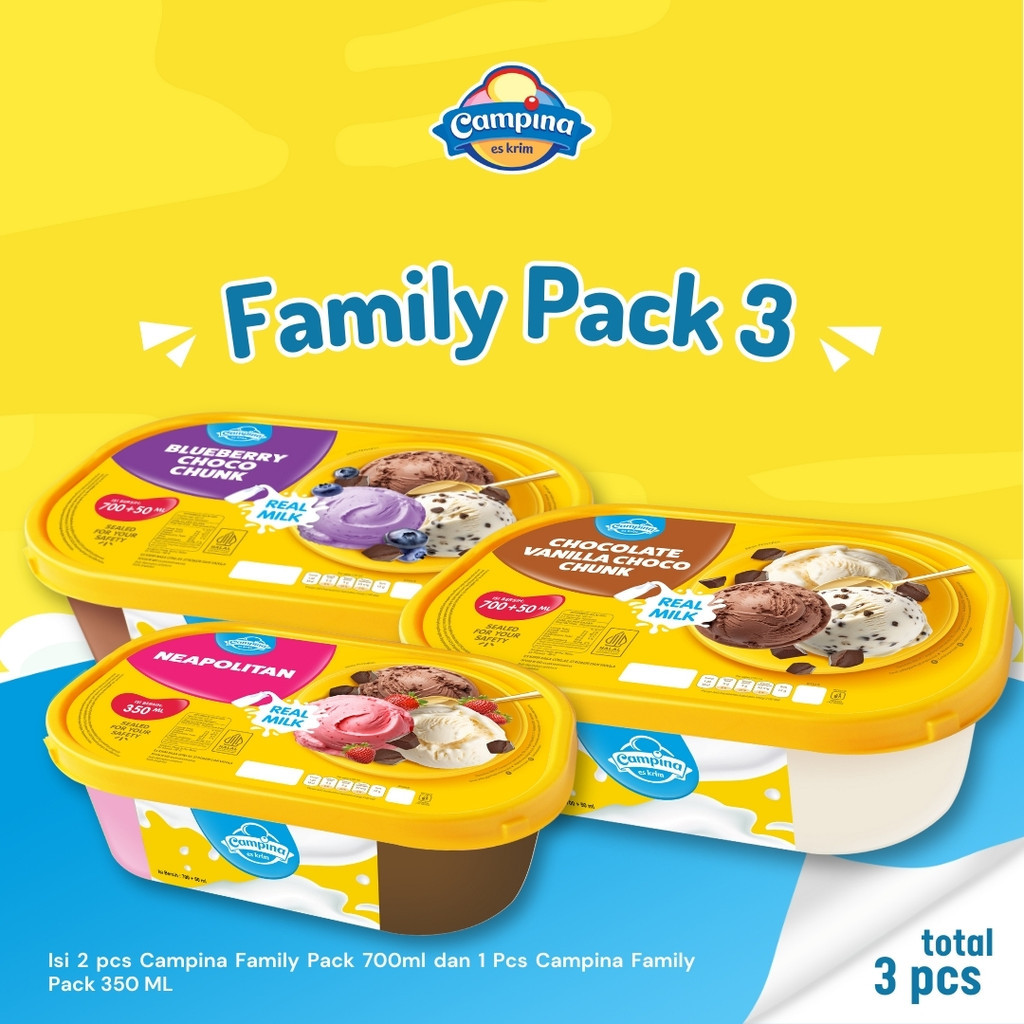 

Campina Family Pack 3 - Es Krim