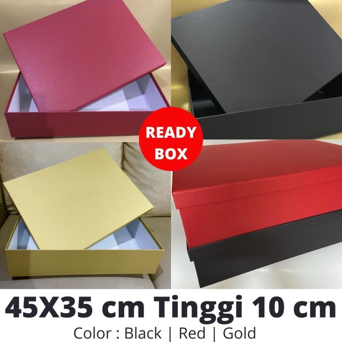 

Gift box/ hard box/ kotak kado/ kotak hadiah/ packaging - Merah