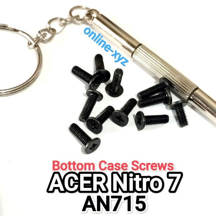 baut mur sekrup casing ACER Nitro 7 AN715 51 52 54 55