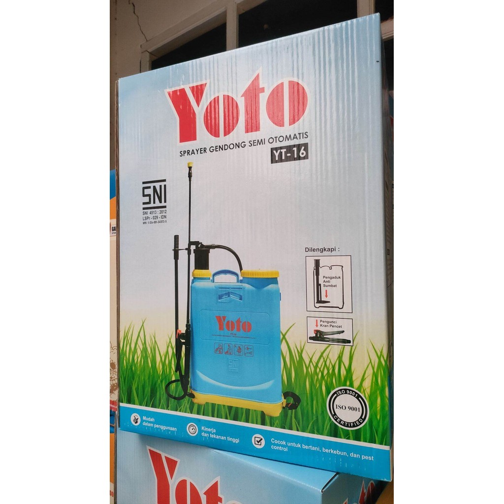 Sprayer Manual Yoto 16 Liter