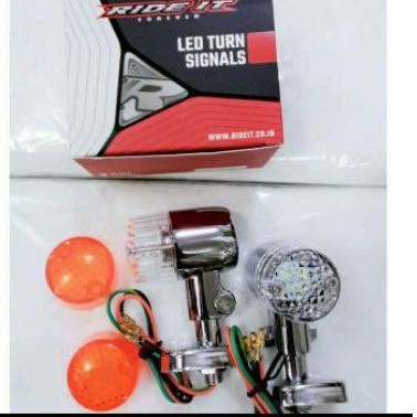 Sein bulat palu Ride it lampu sein bulat palu led