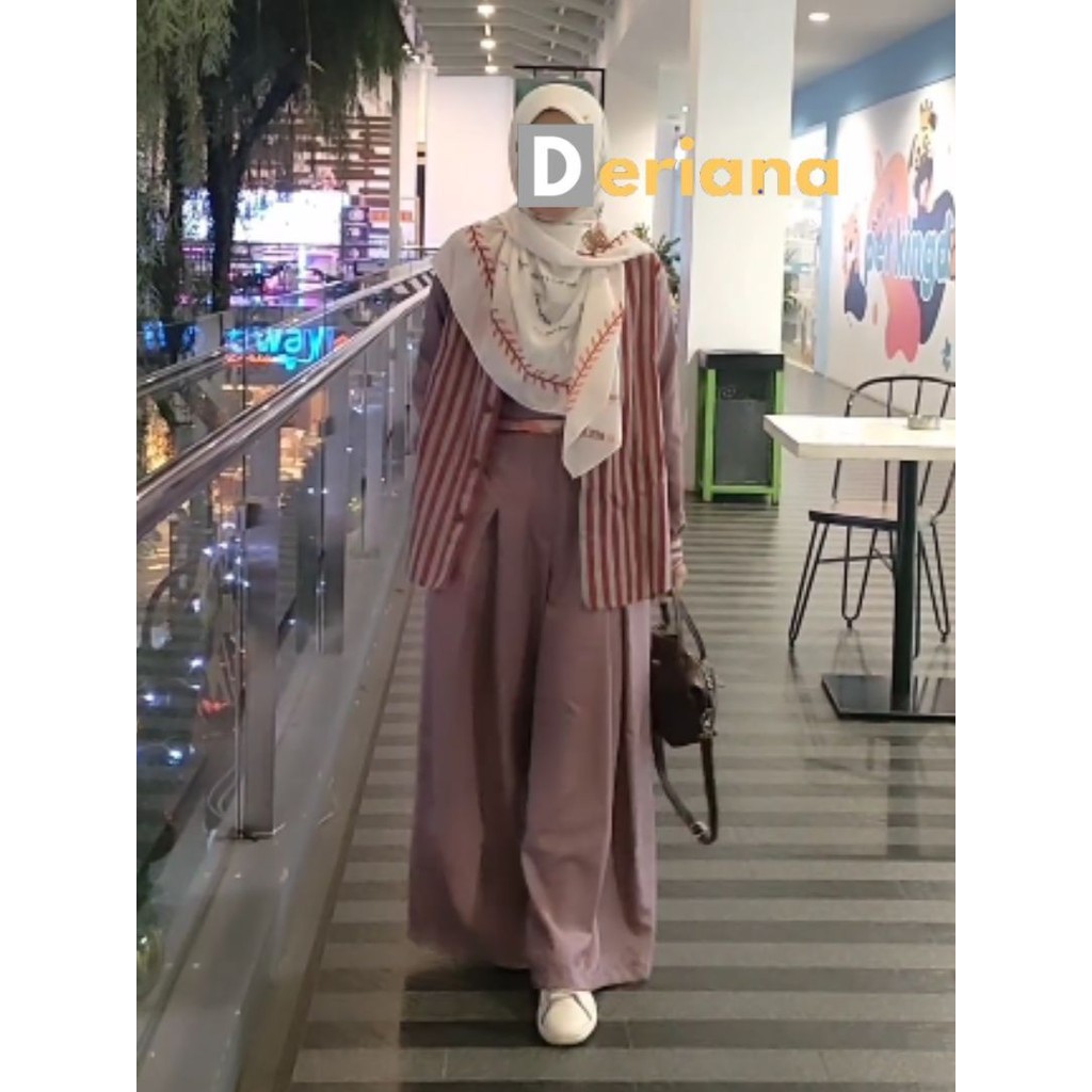 Setelan Pants Wanita & Top Deriana Hana Falazzo