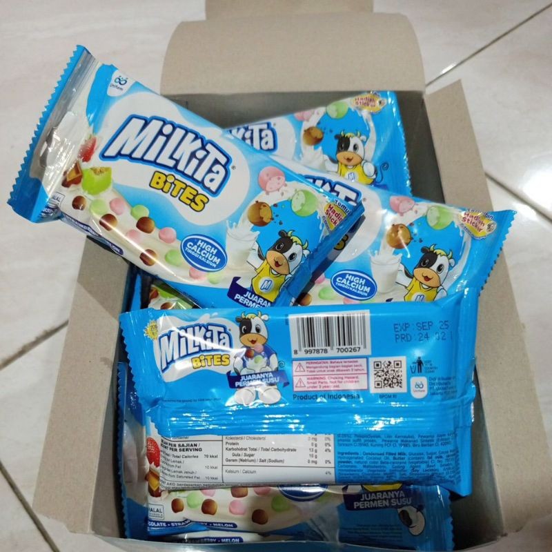 

MILKITA BITES HIGH CALCIUM harga satuan 1 pcs@24g