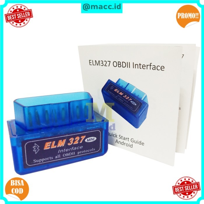 ELM327 Mini OBD OBD2 Bluetooth Wireless Car Scanner V1.5 V2.1 Alat - V 2.1