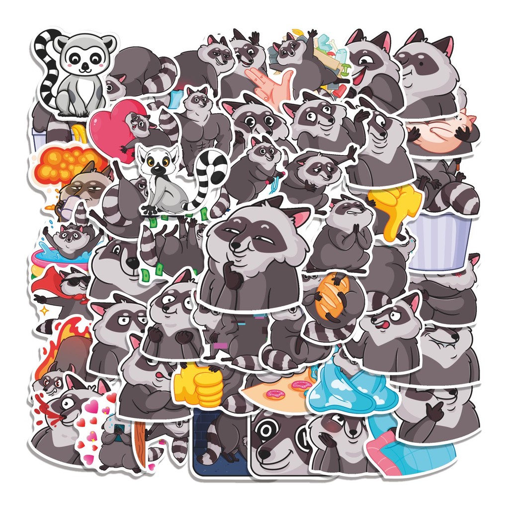 

COD 50 Pcs Stiker PILFIL Lucu Anti Air Untuk Dekorasi Notebook Sepeda Skateboard Handphone