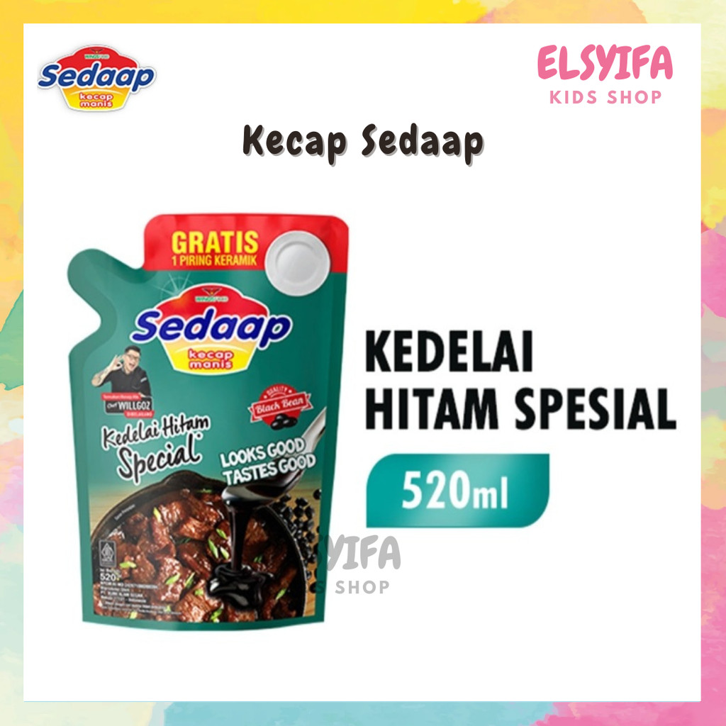 

Kecap Sedaap 520ml tanpa piring