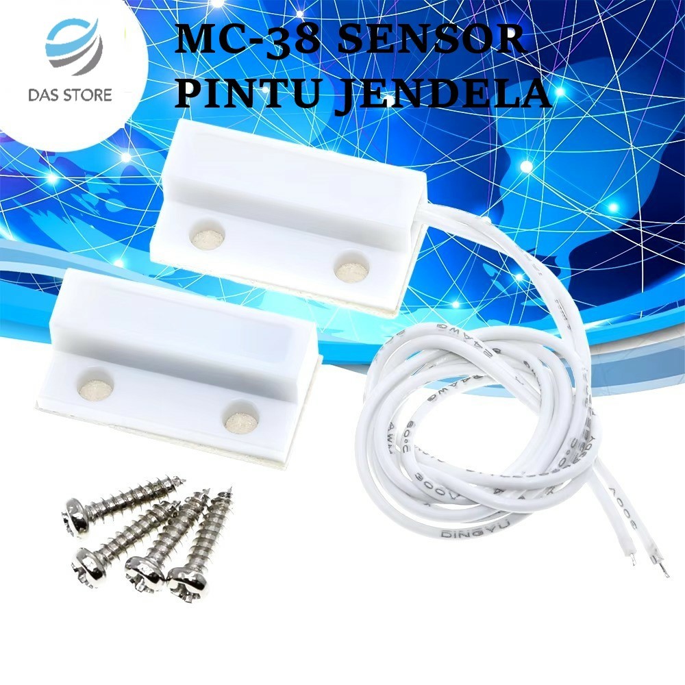 MC-38 Sensor Pintu Jendela Door Window Magnet Magnetic Reed Switch MC38