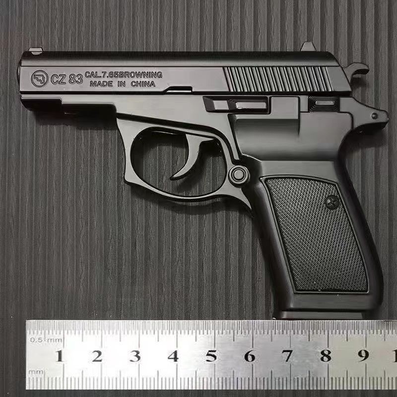 Korek Api Pist0l Makar0v CZ 83 Full Besi Chrome LS