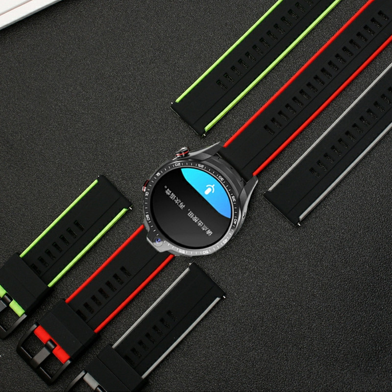 IK8 Silicone Strap Tali Jam Tangan Smartwatch for Huawei Watch GT 5/4/3/2/2e Pro 46mm 3 Pro 22mm