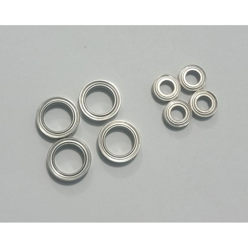 BEARING SET RC CAR UNTUK FLYING FISH BRONTOSAURUS BUGGY H505 DAN Q1500 ISI 8 PCS