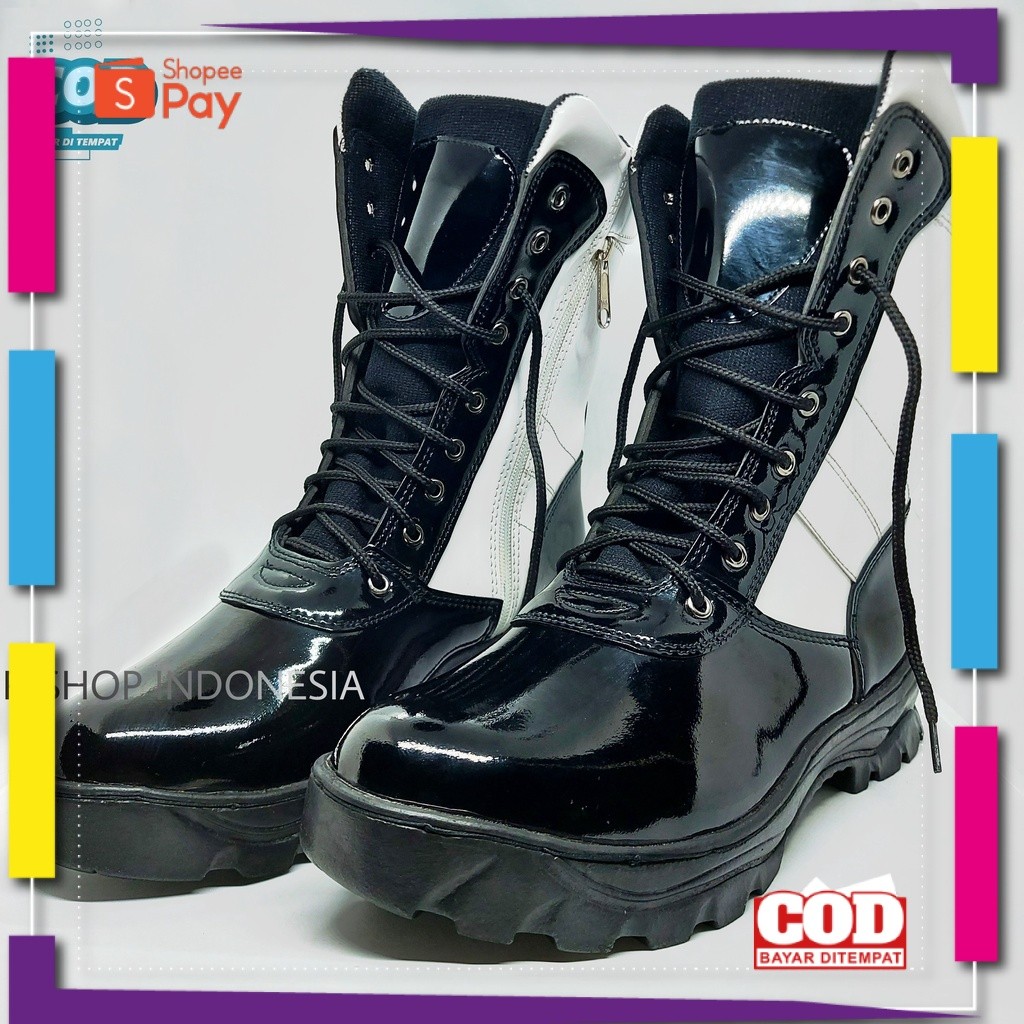 [PREMIUM ORIGINAL] Sepatu PDL Provos TNI AD AL AU Sepatu PKD Kilap Sepatu PDL TNI Berkualitas dan Te