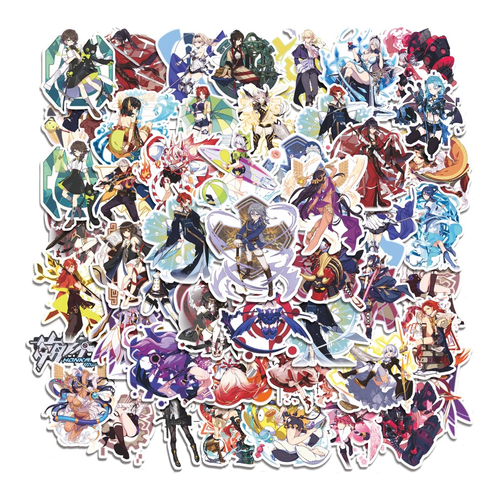 

COD 50 Pcs Stiker Honkai Impact Lucu Anti Air Untuk Dekorasi Notebook Sepeda Skateboard Handphone