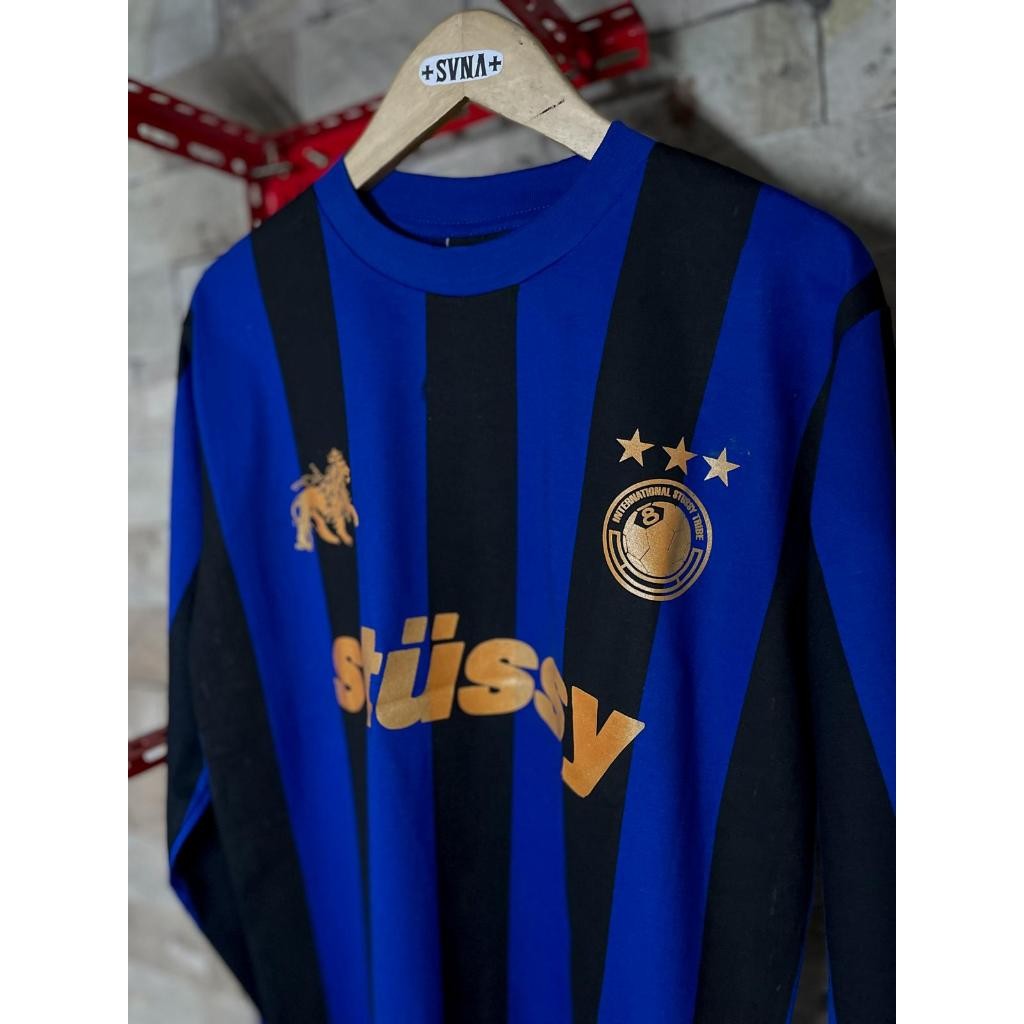 Stussy Longsleeve Soccer Jersey | T-Shirt Pria Wanita | Merchandise