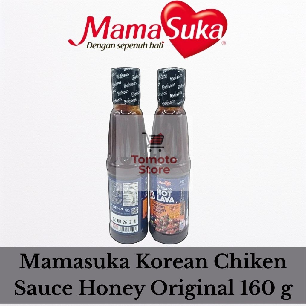 

✨ TOMOTOSTORE ✨ MAMASUKA Delisaos Hot Lava Saus Ayam Goreng Ala Korea Honey Original 160 gr