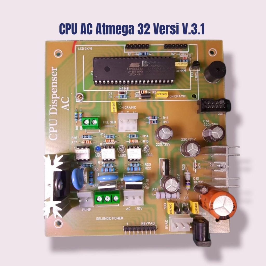 CPU Pom Mini AC Atmega 32 Versi V.3.1 (Fitur Edit Nama,Ganti Password)