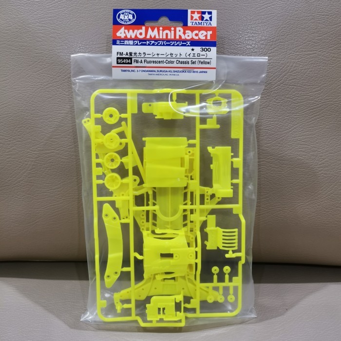 Tamiya 95494 FM-A Fluorescent-Color Chassis Set (Yellow)