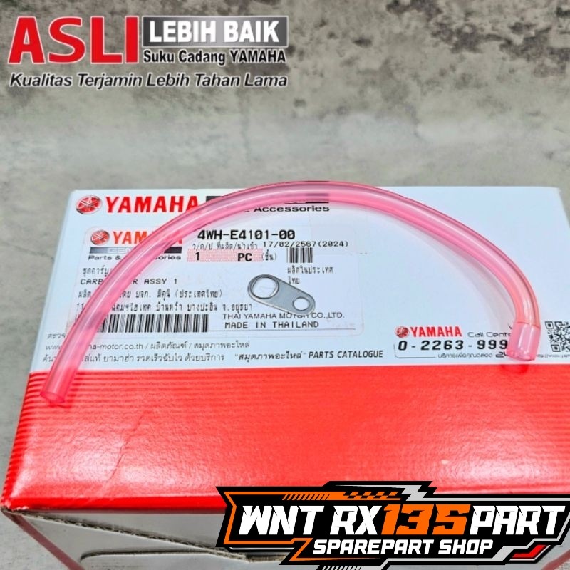 KLEM + SELANG HAWA KARBU KARBURATOR F1ZR FIZR ORIGINAL YAMAHA GENUINE PART