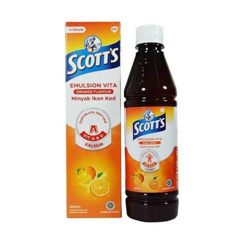 Scott's Emulsion 400//200ml vitamin