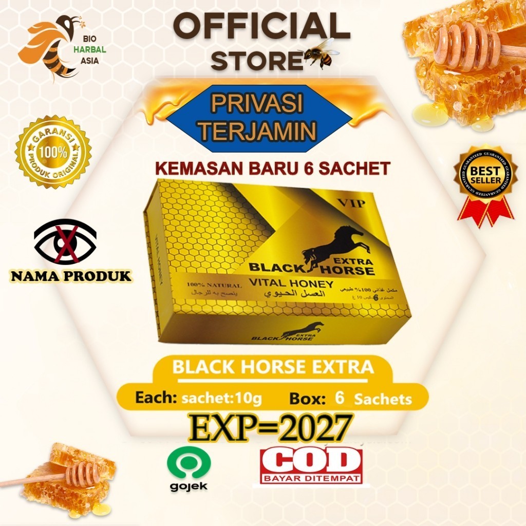 

Vital honey Black Horse Extra 1 Box 6 Sachet