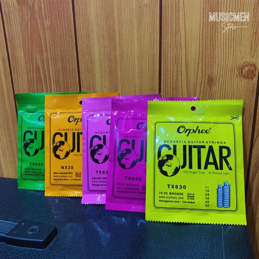 Senar Gitar Akustik Elektrik Bass Orphee Original