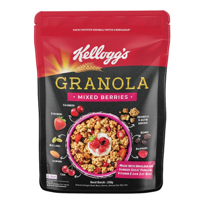 

Kellogg's Sereal Granola Mixed Berries Pouch 220 g