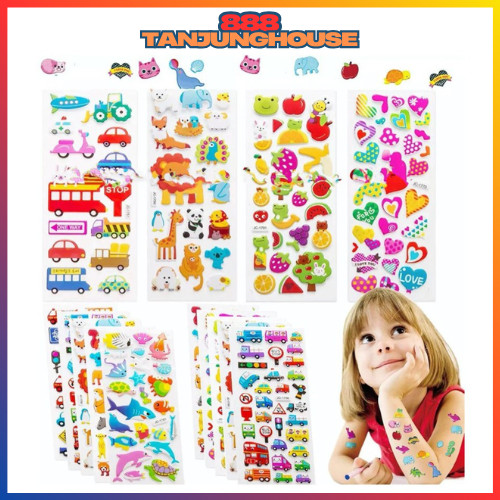 

TJH STIKER 3D ANAK STICKER TIMBUL MAINAN TEMPEL KARAKTER EMBOSSED STICKER 30 cm SS009