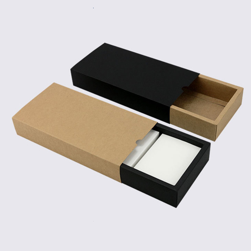 

20 pcs Cardboard box kraft Paper Drawer box Wedding White Gift Packing Paper Box For Jewelry/Tea/handsoap/Candy