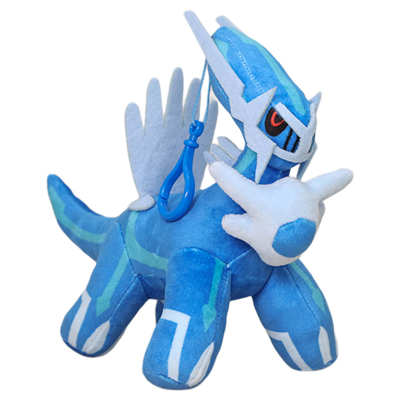 7" Cute Pokemon Plush Dialga Pendant Stuffed Toy Keychain Soft Doll Gift