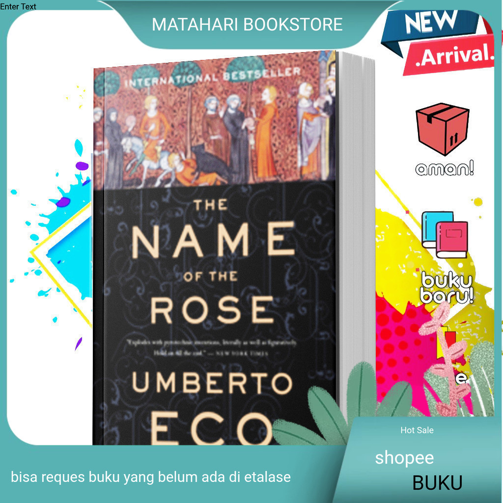 Buku The Name Of The Rose by Umberto Eco